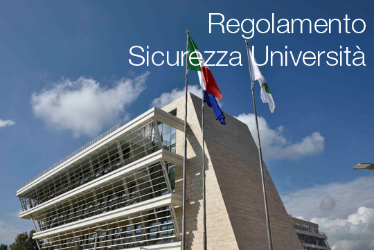 Regolamento sicurezza universita 