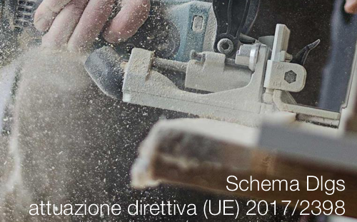 Schema Dlgs attuazione della direttiva 2017 2398