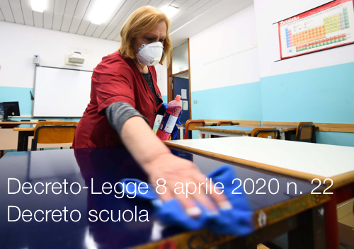 Decreto Legge 8 aprile 2020 n  22 Decreto scuola