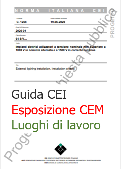 Guida CEI esposizione CEM luoghi di lavoro