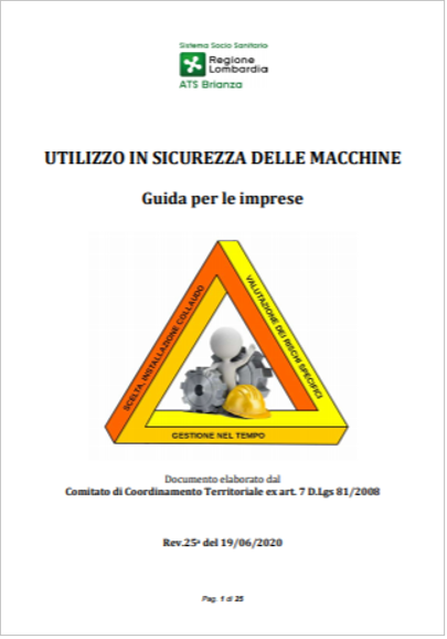 Utilizzo in sicurezza delle macchine ATS Brianza 2020