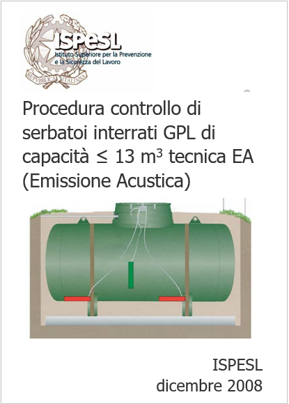 Proceduta controllo serbatoi interrati GPL metodo EA 2008