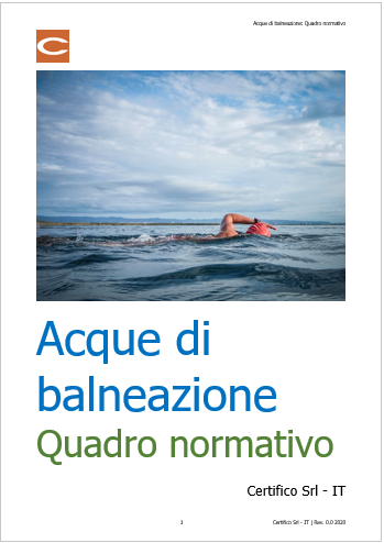 Acque di balneazione quadro normativo