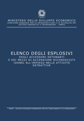 Elenco esplosivi impiego attivita  estrattive 2020