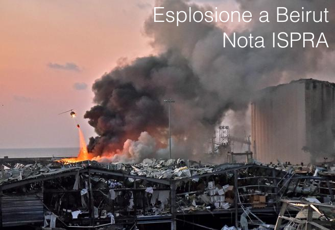 Esplosione Beirut Nota ISPRA