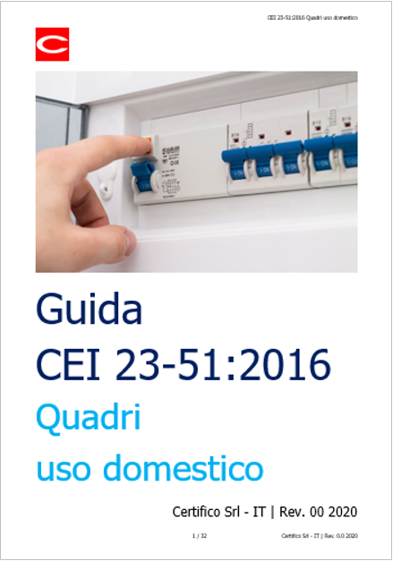 Guida CEI 23 51 Quadri uso domestico