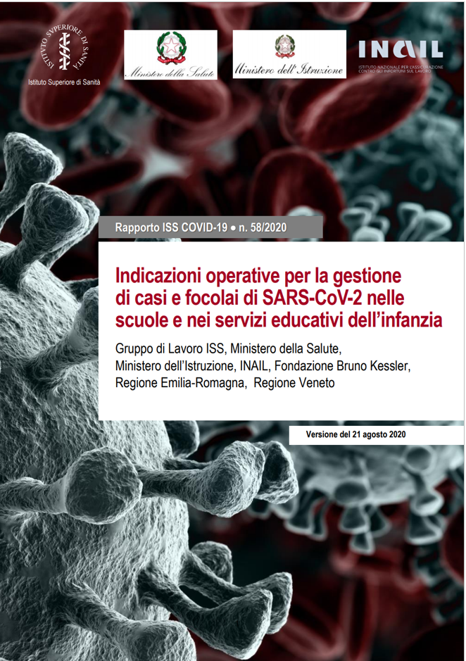 Indicazioni SARS COV 2 scuola