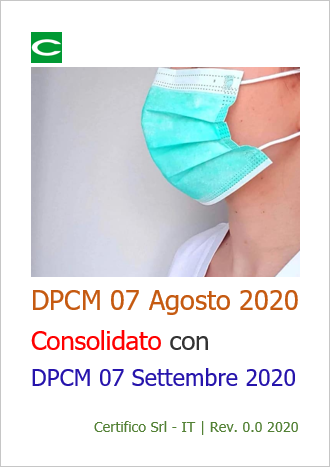 DPCM 07 08 2020 Consolidato DPCM 7 09 2020