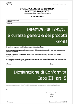 Dichiarazione GPSD