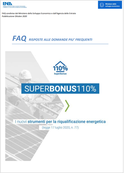 Faq superbonus