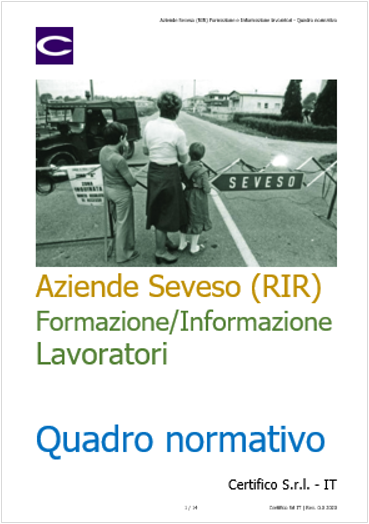 Formazione Informazione lavoratori Seveso