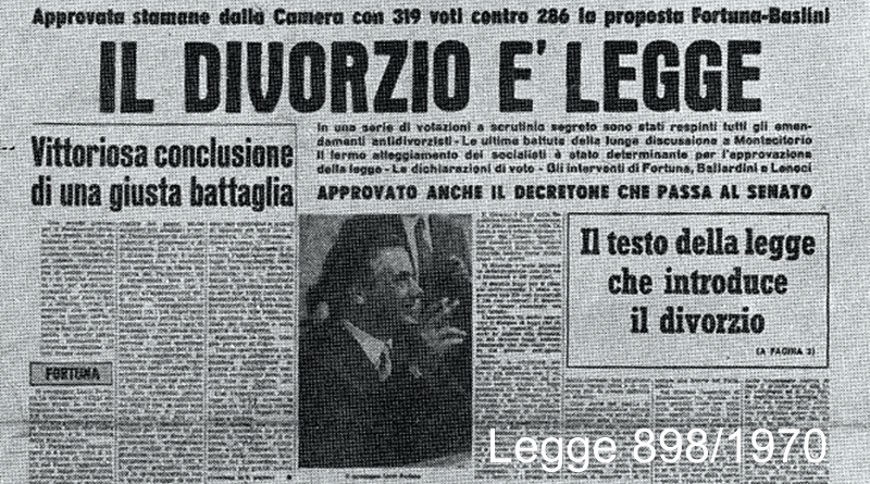 Legge 898 1970 divorzio