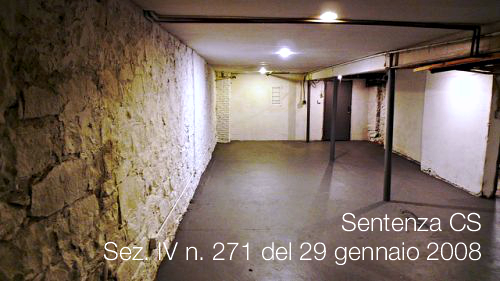 Sentenza CS Sez  IV n  271 del 29 gennaio 2008