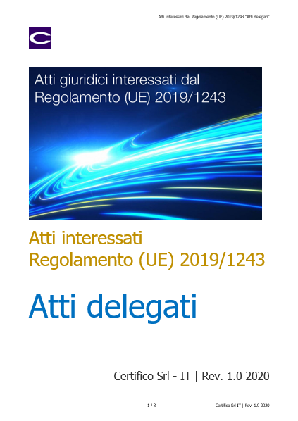 Cover Atti delegati