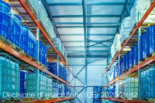 Decisione di esecuzione UE 2020 2182