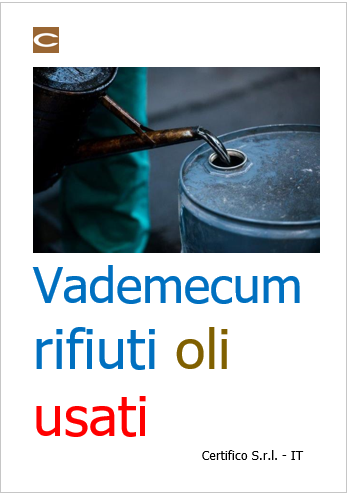 Vademecum rifiuti oli usati