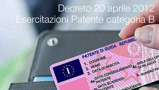 Decreto 20 aprile 2012