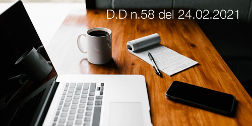 Decreto Direttoriale n 58 del 24 02 2021