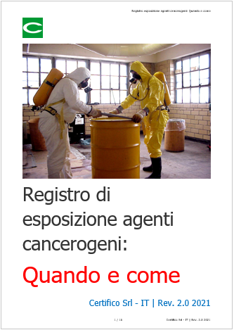 Registro esposizione agenzia cancerogeni   Quando e come