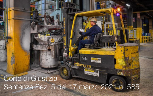 Corte di Giustizia Sentenza Sez  5 del 17 marzo 2021 n  585