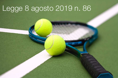 Legge 8 agosto 2019 n  86