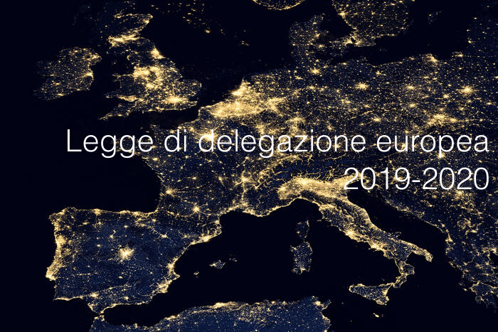 Legge di delegazione europea 2019 2020