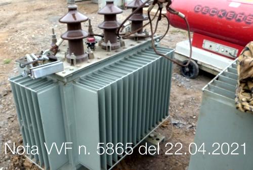 Nota VVF n  5865 del 22 04 2021