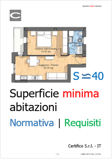 Superficie minima abitazioni   Normativa e requisiti