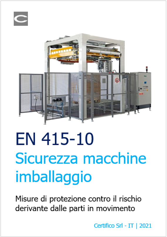 EN 415 10 Macchine per imballaggio   Requisiti generali