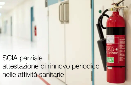 SCIA parziale attivit  sanitarie