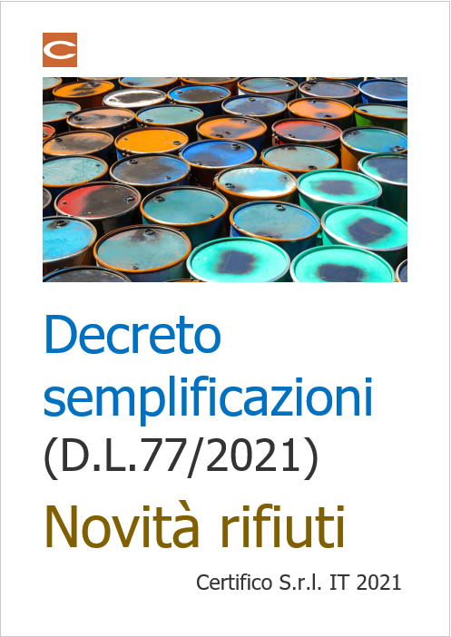 Decreto semplificazioni novit  rifiuti