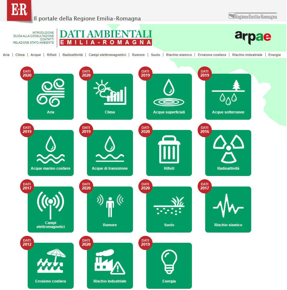 Dati ambientali ARPAE
