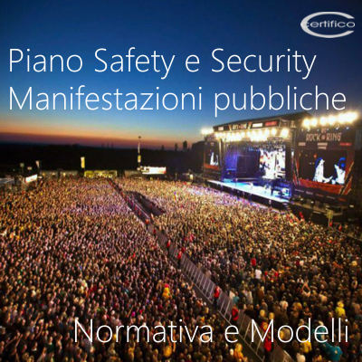 Piano Safety   Security Manifestazioni pubbliche