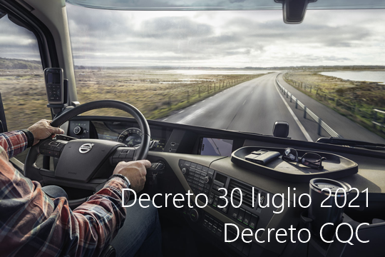 Decreto 30 luglio 2021 Decreto CQC