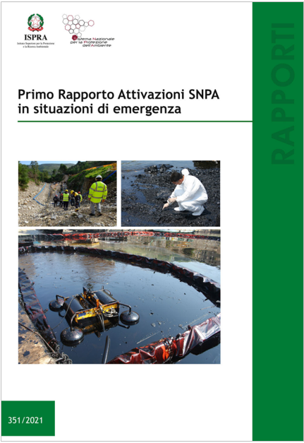 Primo rapporto attivazioni snpa in situazioni di emergenza