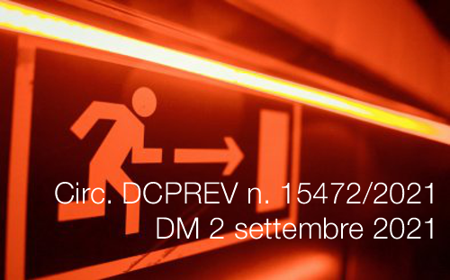 Circolare DCPREV n  15472 del 19 Ottobre 2021