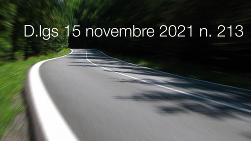 D lgs 15 novembre 2021 n  213