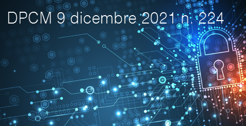 DPCM 9 dicembre 2021 n  224