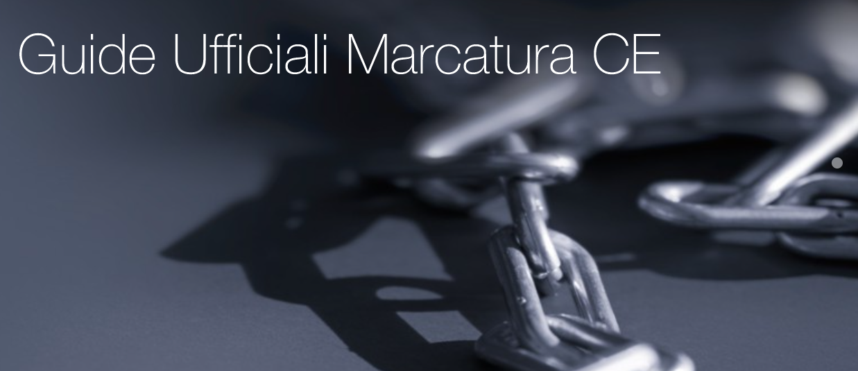 Guide ufficiali marcatura CE