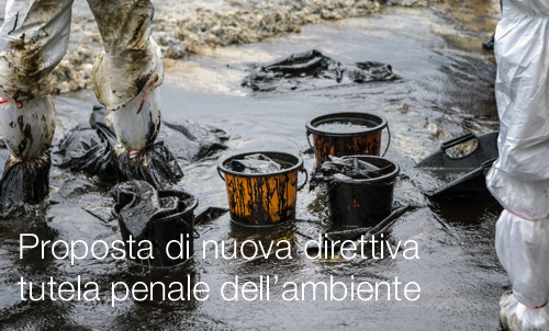 Proposta di nuova direttiva tutela penale dell ambiente