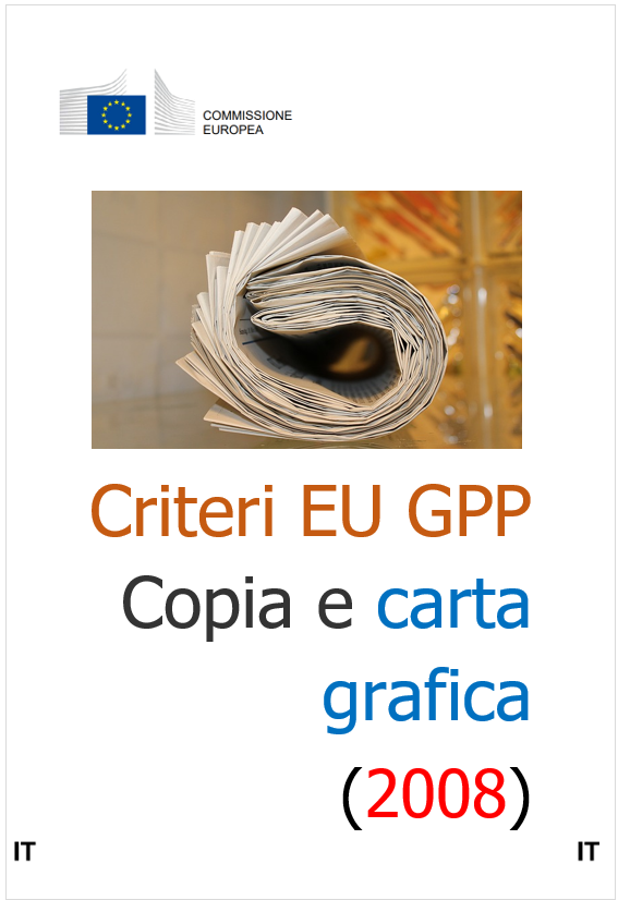 Criteri EU GPP Copia e carta grafica