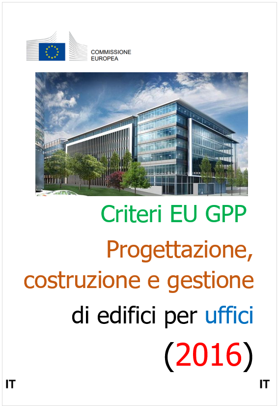 Criteri EU GPP Progettazione uffici 2016