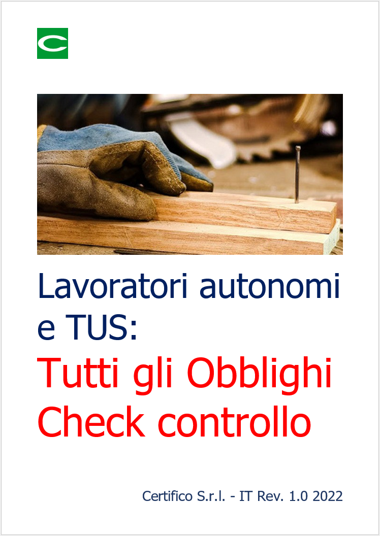 Lavoratori autonomi e TUS Rev  1 0 2022