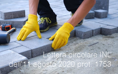 Lettera circolare INL 11 agosto 2020 prot  1753