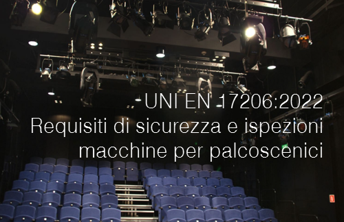 UNI EN 17206 2022   Requisiti di sicurezza e ispezioni macchine per palcoscenici