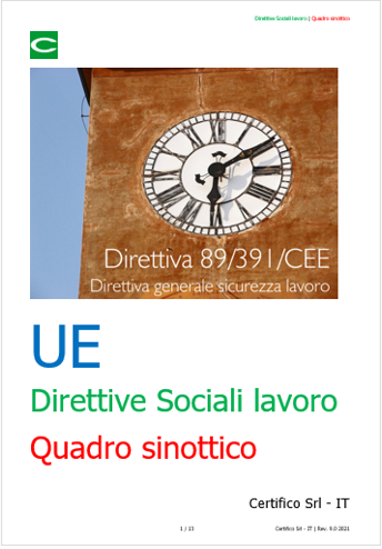 Direttive sociali lavoro