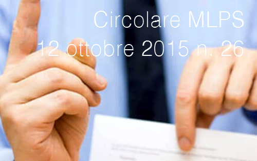 Circolare 26 2015