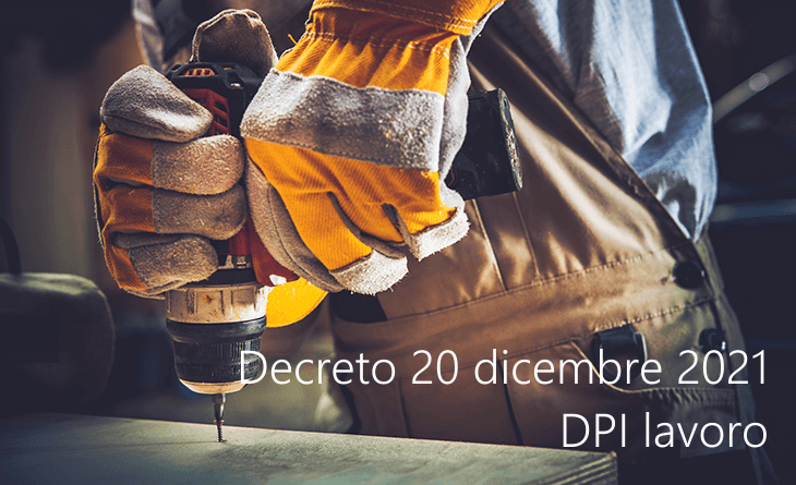 Decreto 20 dicembre 2021