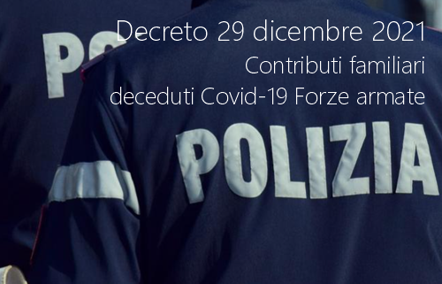 Decreto 29 dicembre 2021