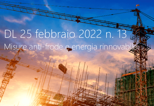 Decreto Legge 25 febbraio 2022 n  13